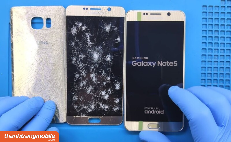 Thay Ép Kính Samsung Note 5 giá rẻ TPHCM