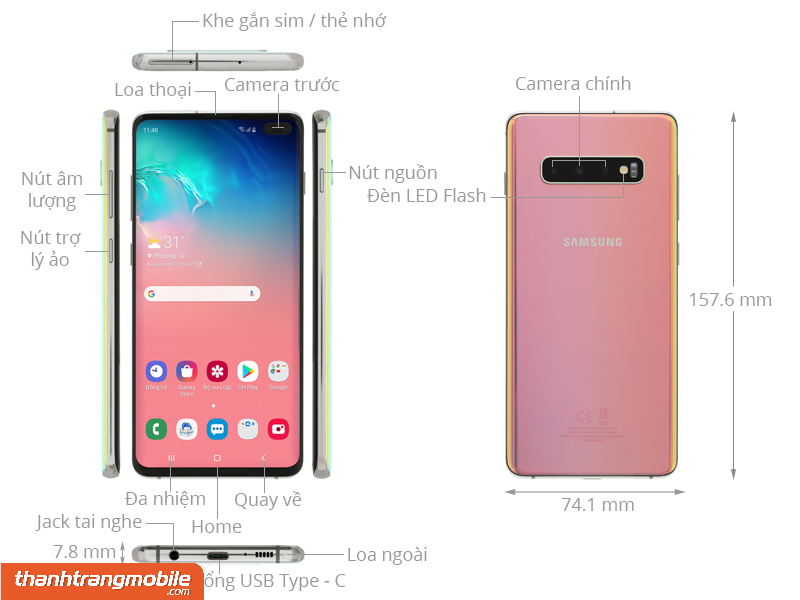 Thay Ép Kính Samsung S10/ S10 Plus/ S10 5G / S10E Chính hãng