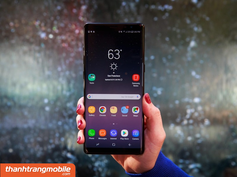 Ép kính Samsung Galaxy Note 8 chính hãng ở đâu