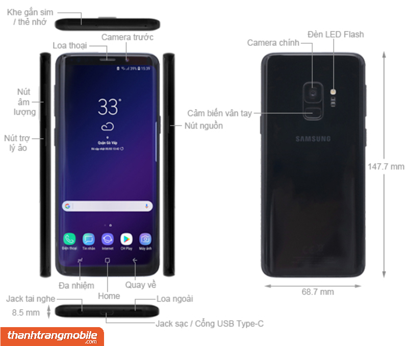 Thay Ép Kính Samsung S9 I S9 Plus giá rẻ TPHCM