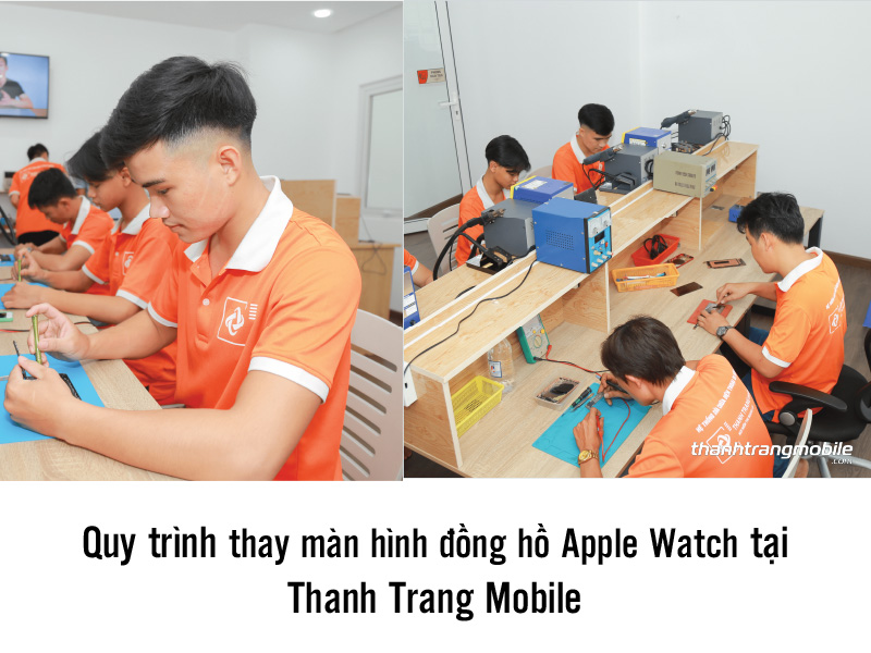 Dịch vụ thay màn hình Apple Watch series 4 Chính hãng TPHCM 