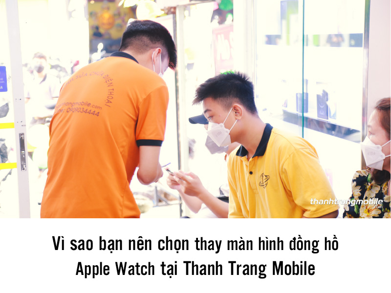 Dịch vụ thay màn hình Apple Watch series 4 ở đâu?