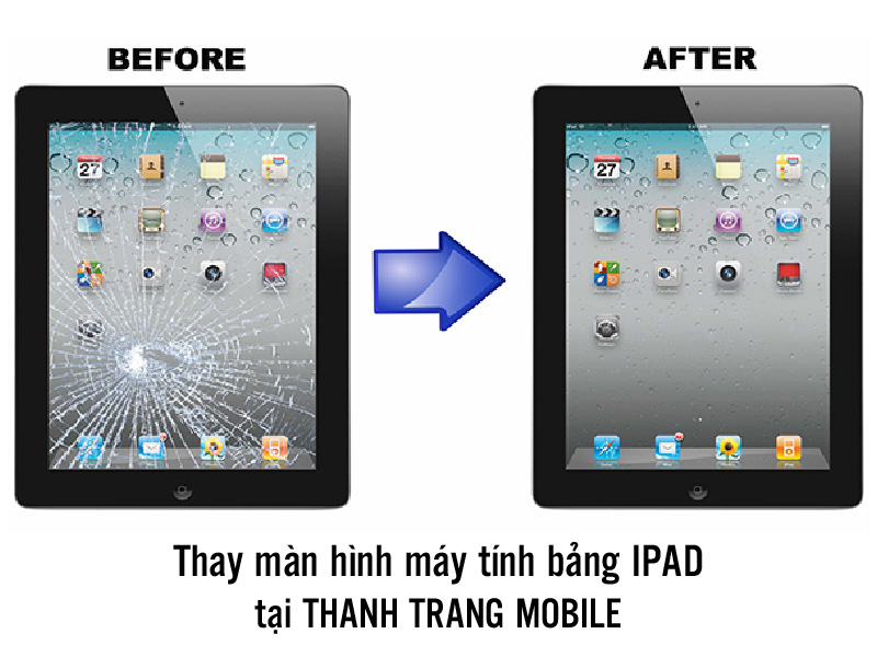 Thay Màn Hình iPad Gen 5 chính hãng ở đâu