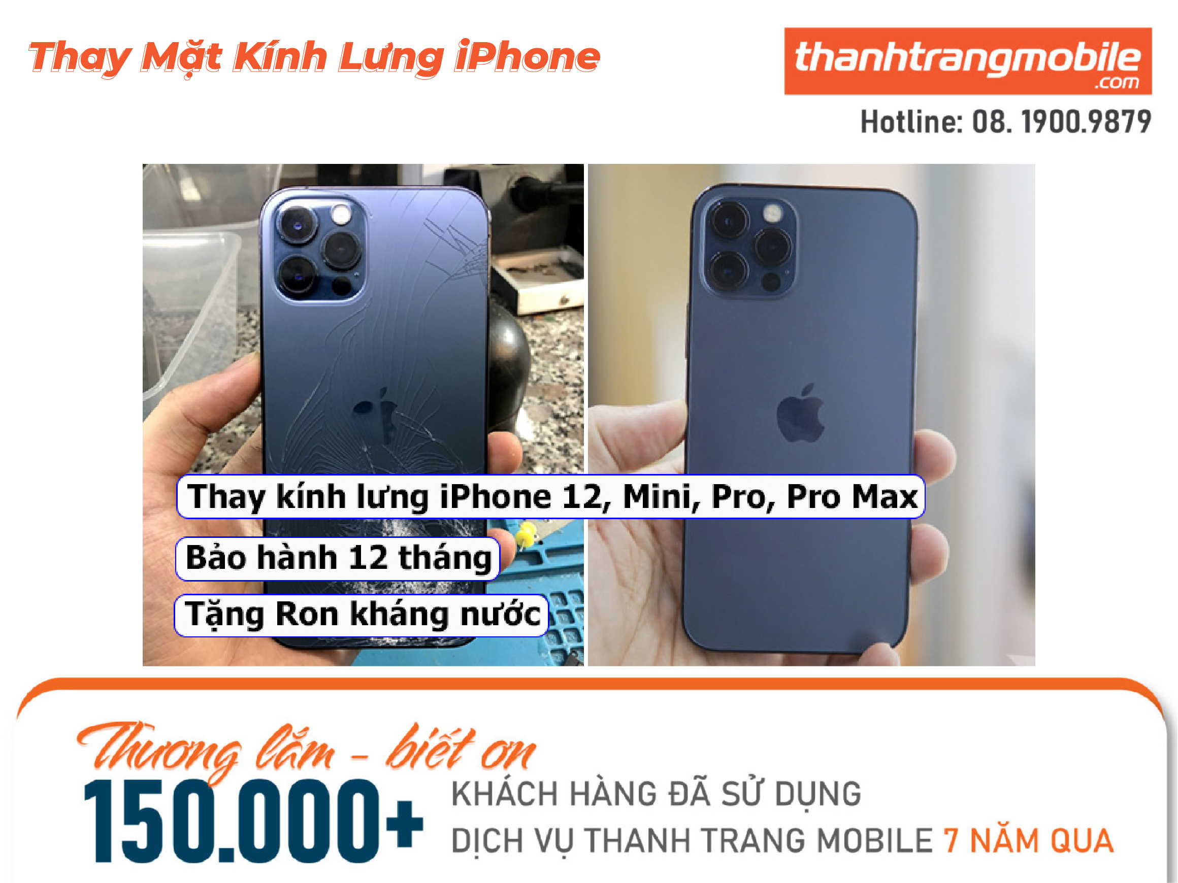 Thay Mặt Kính Lưng iPhone X uy tín