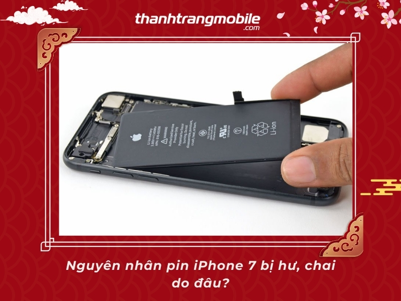 thay pin điện thoại iPhone 7 chính hãng pisen